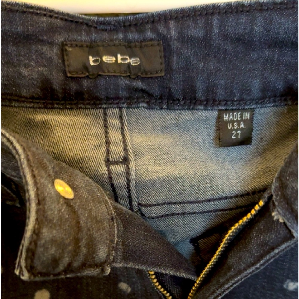Bebe dotted jeans